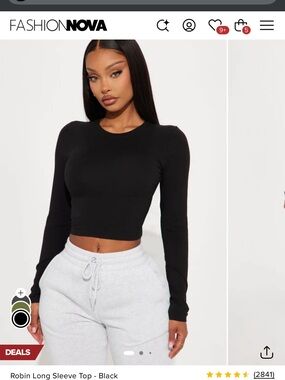FASHION NOVA CROP TOP